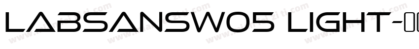 LabSansW05 Light字体转换